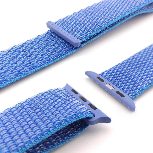 Nylon sport watch band with hook-and-loop for Apple Watch - Saturno | SMANIQUE