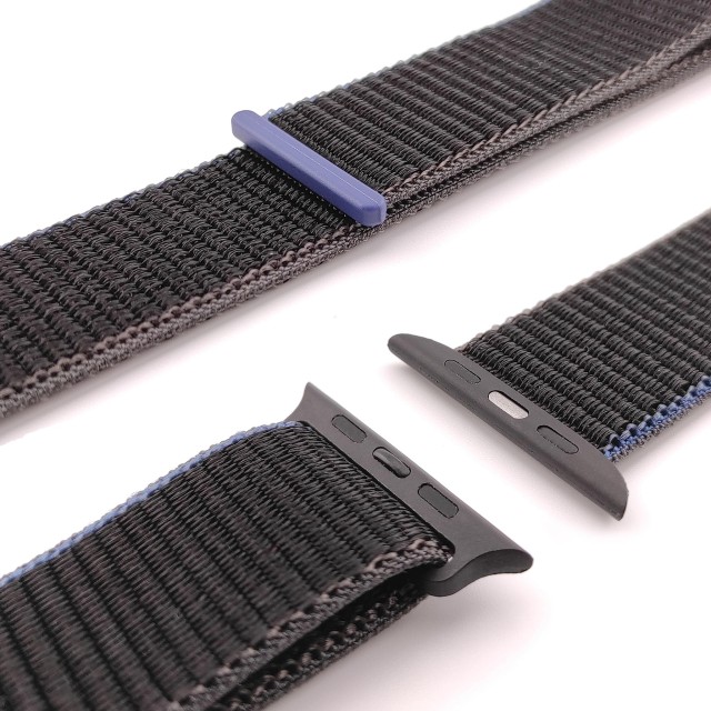 Nylon sport watch band with hook-and-loop for Apple Watch - Saturno | SMANIQUE