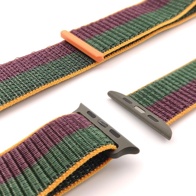Cinturino sportivo in nylon con chiusura a strappo per Apple Watch - Saturno | SMANIQUE