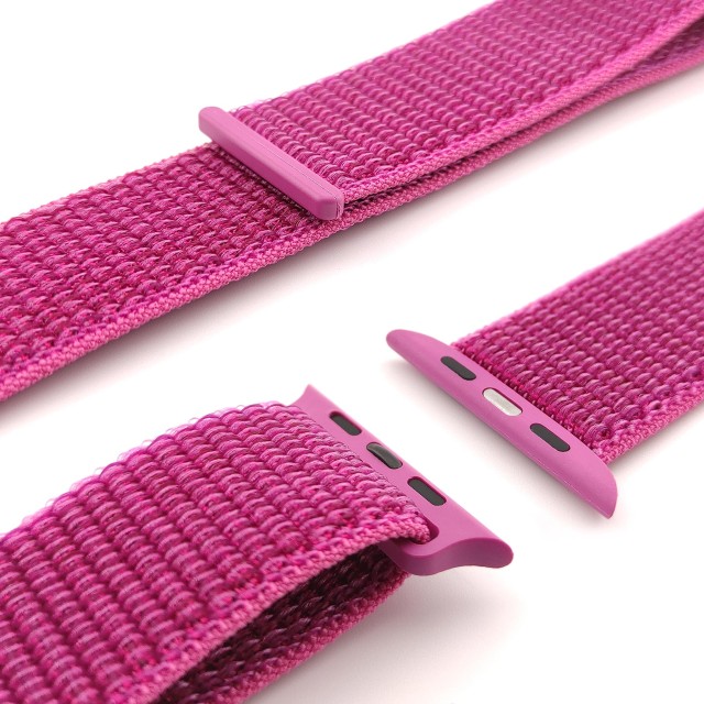 Nylon sport watch band with hook-and-loop for Apple Watch - Saturno | SMANIQUE