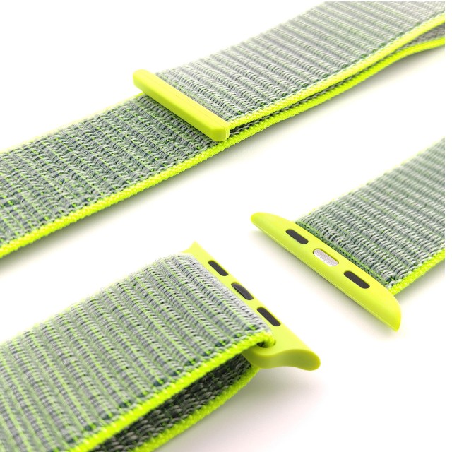 Cinturino sportivo in nylon con chiusura a strappo per Apple Watch - Saturno | SMANIQUE