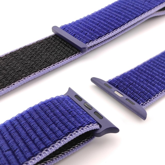 Nylon sport watch band with hook-and-loop for Apple Watch - Saturno | SMANIQUE