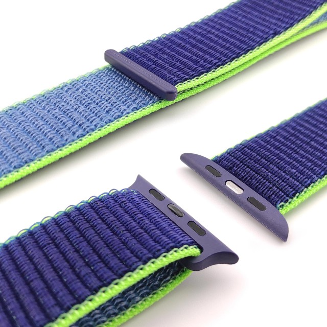 Nylon sport watch band with hook-and-loop for Apple Watch - Saturno | SMANIQUE