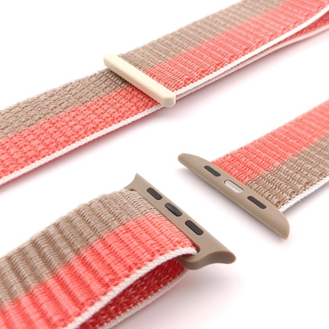 Nylon sport watch band with hook-and-loop for Apple Watch - Saturno | SMANIQUE