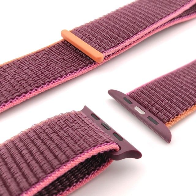Nylon sport watch band with hook-and-loop for Apple Watch - Saturno | SMANIQUE