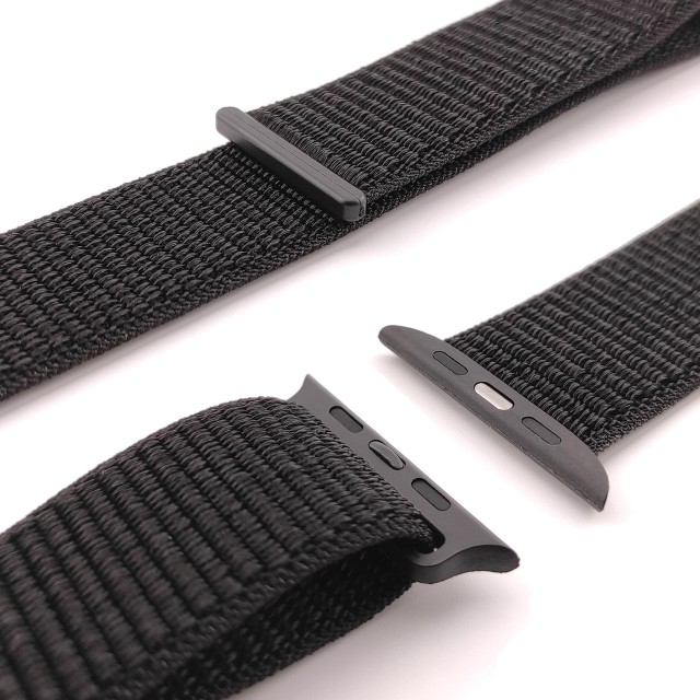 Nylon sport watch band with hook-and-loop for Apple Watch - Saturno | SMANIQUE