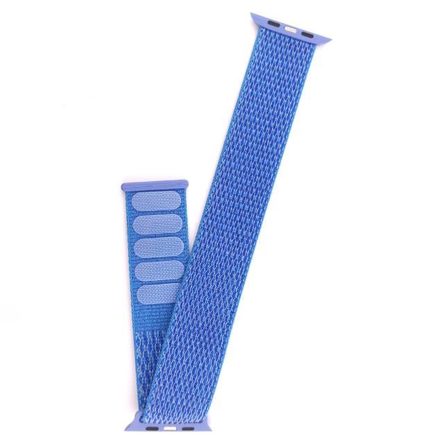 Bracelet de montre sport en nylon avec fermeture auto-agrippante pour Apple Watch - Saturno | SMANIQUE