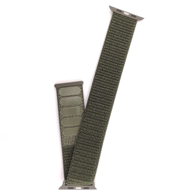 Bracelet de montre sport en nylon avec fermeture auto-agrippante pour Apple Watch - Saturno | SMANIQUE