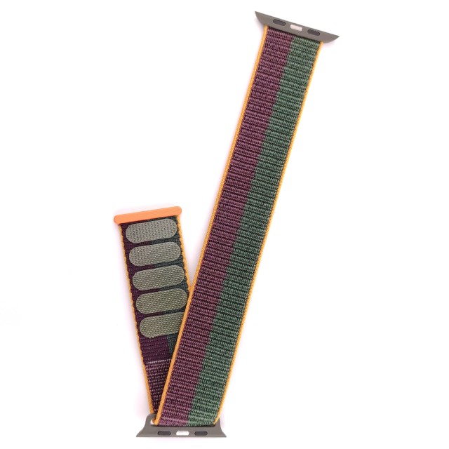 Cinturino sportivo in nylon con chiusura a strappo per Apple Watch - Saturno | SMANIQUE