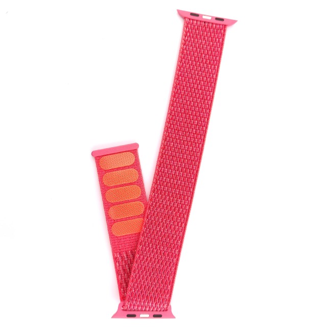 Bracelet de montre sport en nylon avec fermeture auto-agrippante pour Apple Watch - Saturno | SMANIQUE