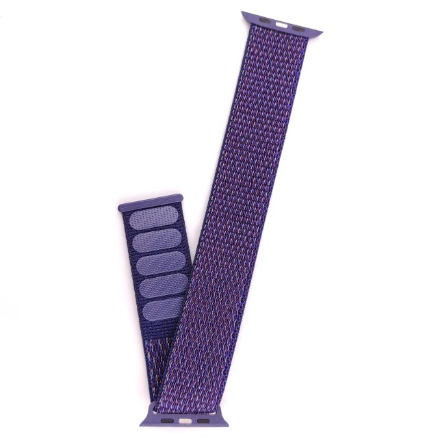 Cinturino sportivo in nylon con chiusura a strappo per Apple Watch - Saturno | SMANIQUE