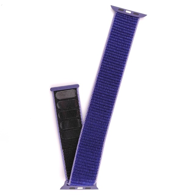 Nylon sport watch band with hook-and-loop for Apple Watch - Saturno | SMANIQUE