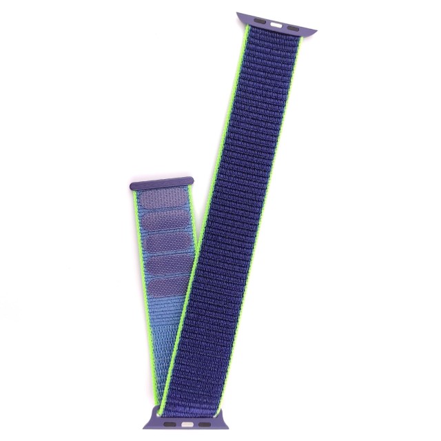 Nylon sport watch band with hook-and-loop for Apple Watch - Saturno | SMANIQUE