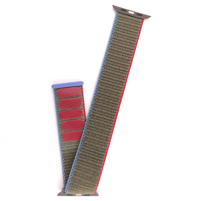 Cinturino sportivo in nylon con chiusura a strappo per Apple Watch - Saturno | SMANIQUE