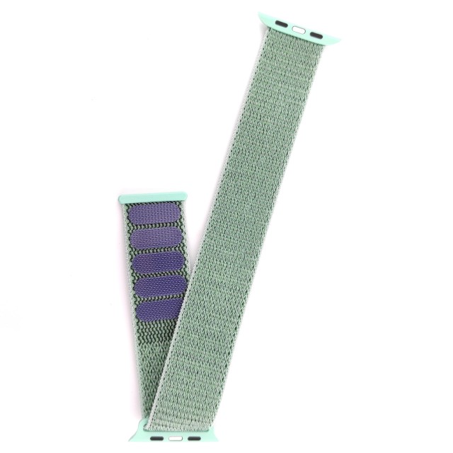 Sport-Uhrenarmband aus Nylon mit Haken-und-Flausch-Verschluss für Apple Watch - Saturno | SMANIQUE