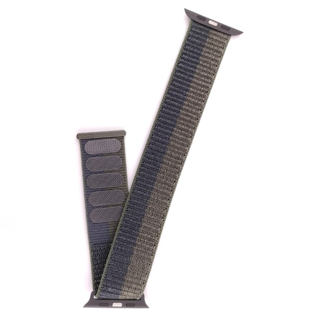Nylon sport watch band with hook-and-loop for Apple Watch - Saturno | SMANIQUE