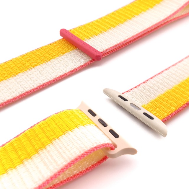 Nylon sport watch band with hook-and-loop for Apple Watch - Saturno | SMANIQUE