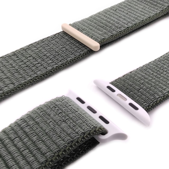 Nylon sport watch band with hook-and-loop for Apple Watch - Saturno | SMANIQUE