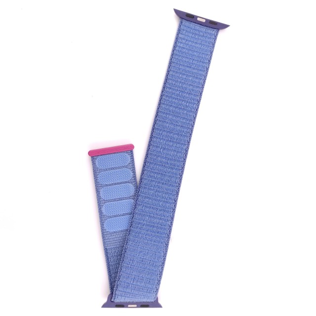 Nylon sport watch band with hook-and-loop for Apple Watch - Saturno | SMANIQUE