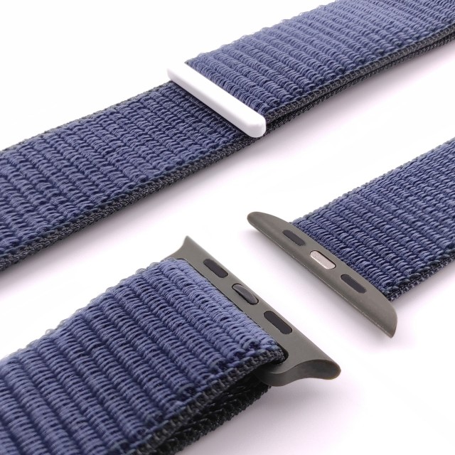 Nylon sport watch band with hook-and-loop for Apple Watch - Saturno | SMANIQUE