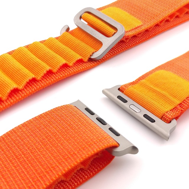 Rugged woven strap with G-hook alpine-style for Apple Watch - Zefiro | SMANIQUE