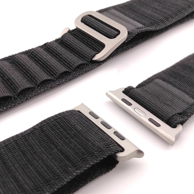 Rugged woven strap with G-hook alpine-style for Apple Watch - Zefiro | SMANIQUE