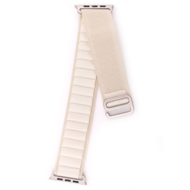 Robustes gewebtes Armband mit G-Haken im Alpen-Stil für Apple Watch - Zefiro | SMANIQUE