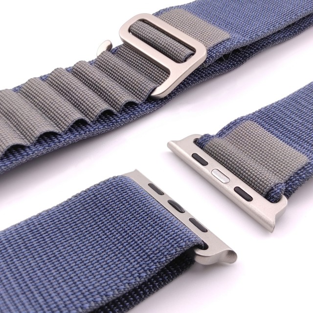 Rugged woven strap with G-hook alpine-style for Apple Watch - Zefiro | SMANIQUE
