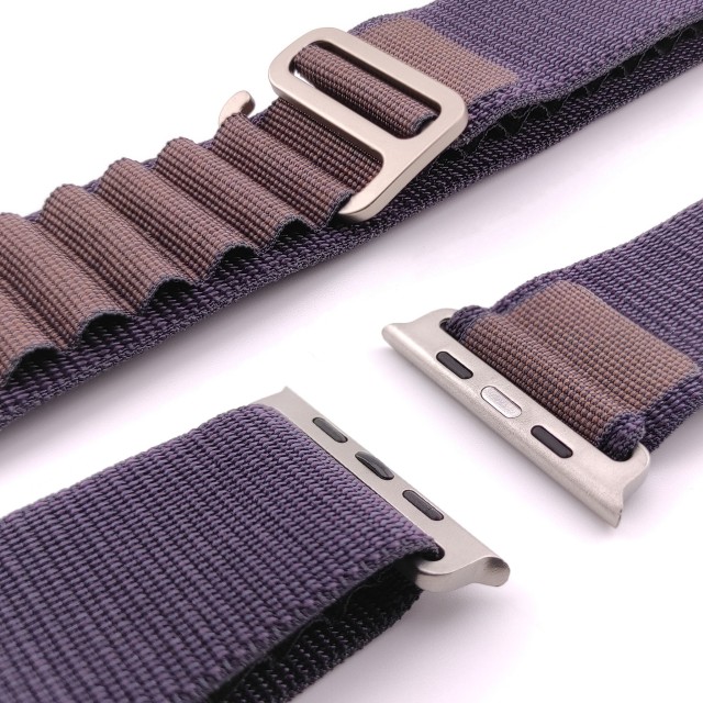 Rugged woven strap with G-hook alpine-style for Apple Watch - Zefiro | SMANIQUE
