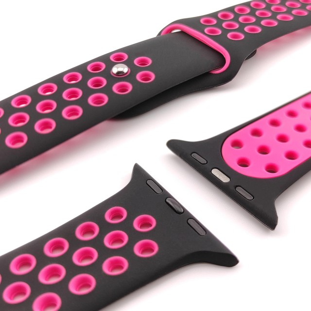 Breathable sport silicone watch strap for Apple Watch - Varun Sport | SMANIQUE