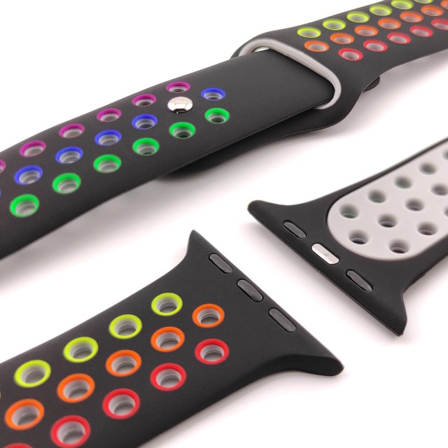 Breathable sport silicone watch strap for Apple Watch - Varun Sport | SMANIQUE