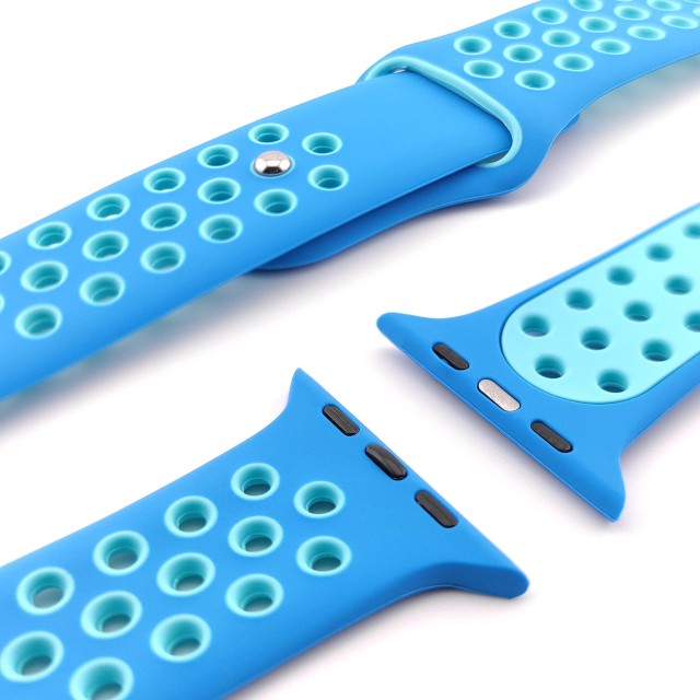 Breathable sport silicone watch strap for Apple Watch - Varun Sport | SMANIQUE