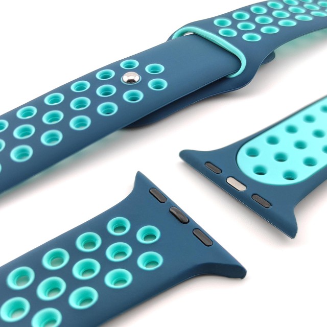 Breathable sport silicone watch strap for Apple Watch - Varun Sport | SMANIQUE