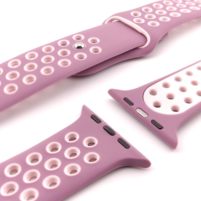 Breathable sport silicone watch strap for Apple Watch - Varun Sport | SMANIQUE