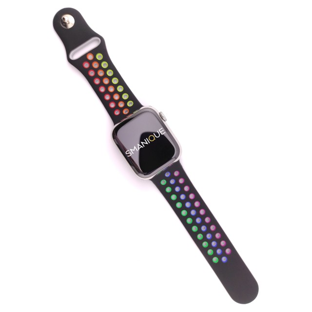 Breathable sport silicone watch strap for Apple Watch - Varun Sport | SMANIQUE
