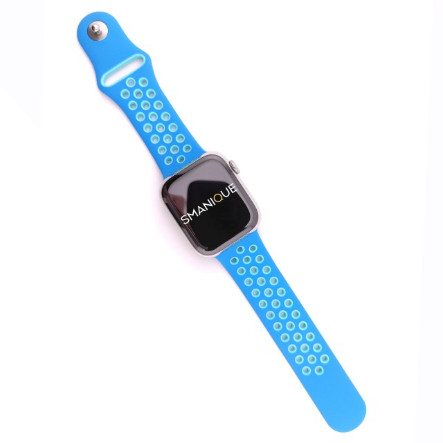 Breathable sport silicone watch strap for Apple Watch - Varun Sport | SMANIQUE