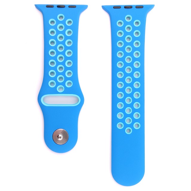 Bracelet de montre sport en silicone respirant pour Apple Watch - Varun Sport | SMANIQUE