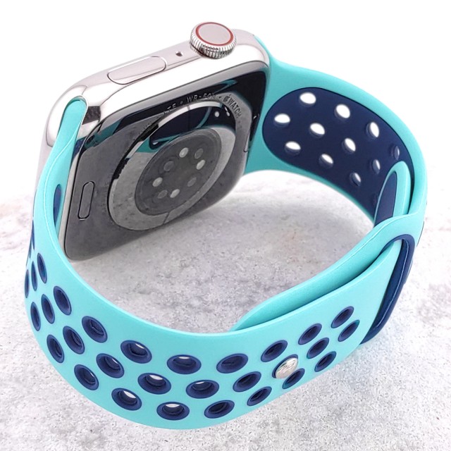 Bracelet de montre sport en silicone respirant pour Apple Watch - Varun Sport | SMANIQUE