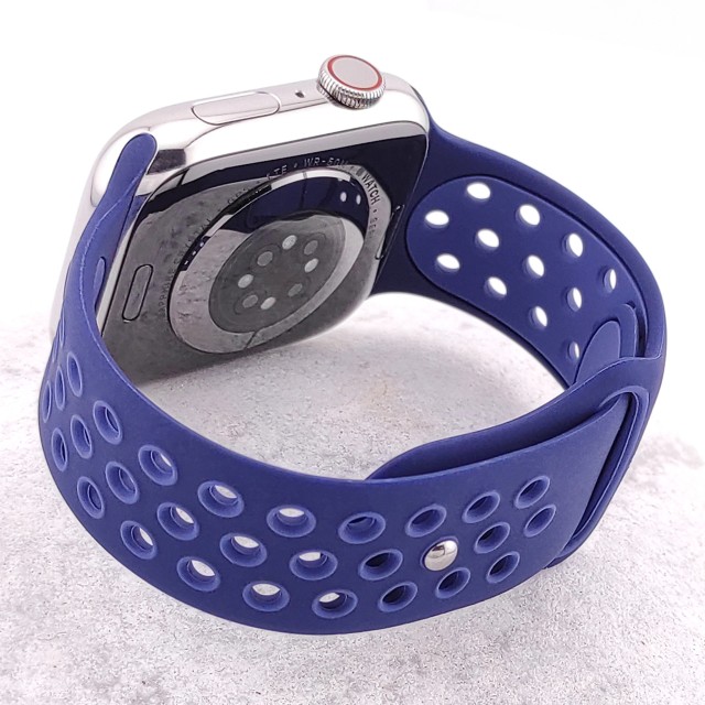 Breathable sport silicone watch strap for Apple Watch - Varun Sport | SMANIQUE