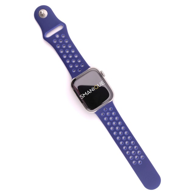 Breathable sport silicone watch strap for Apple Watch - Varun Sport | SMANIQUE