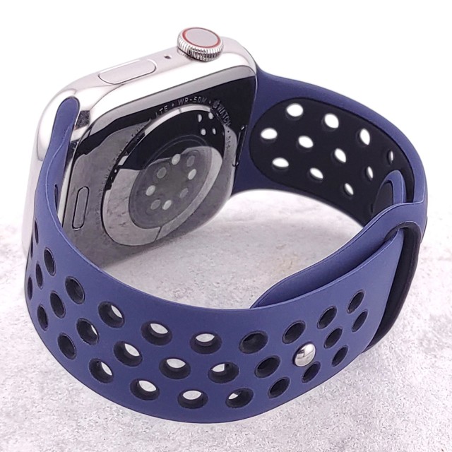 Breathable sport silicone watch strap for Apple Watch - Varun Sport | SMANIQUE