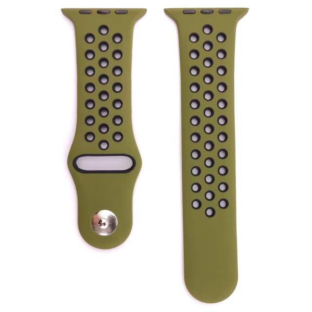 Breathable sport silicone watch strap for Apple Watch - Varun Sport | SMANIQUE