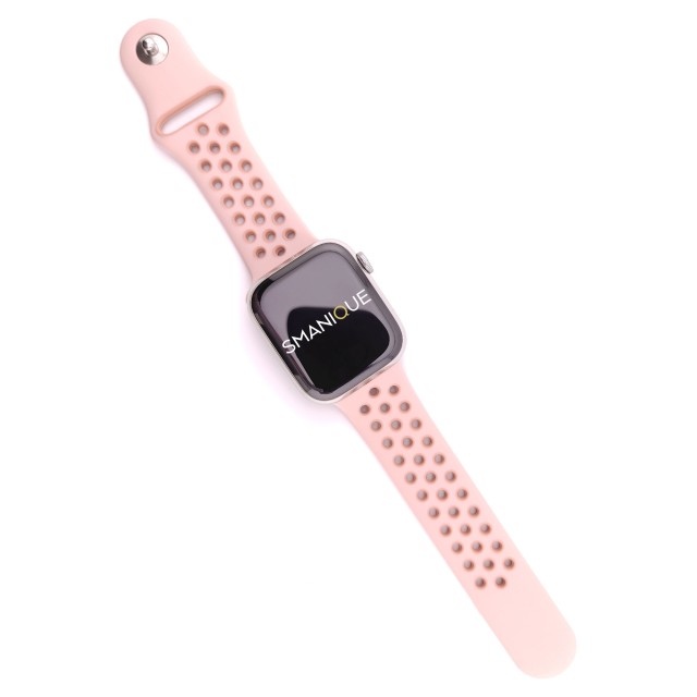 Breathable sport silicone watch strap for Apple Watch - Varun Sport | SMANIQUE