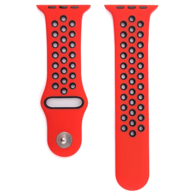 Bracelet de montre sport en silicone respirant pour Apple Watch - Varun Sport | SMANIQUE