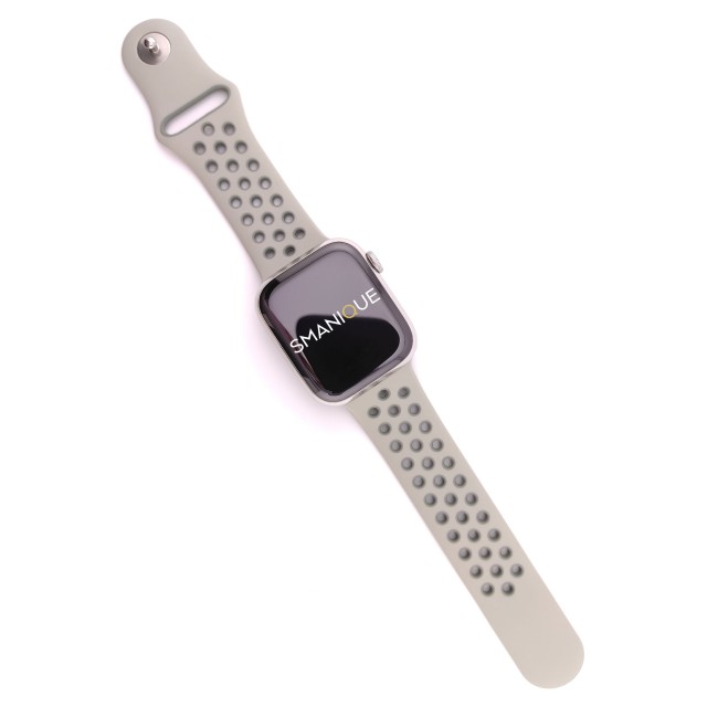 Breathable sport silicone watch strap for Apple Watch - Varun Sport | SMANIQUE