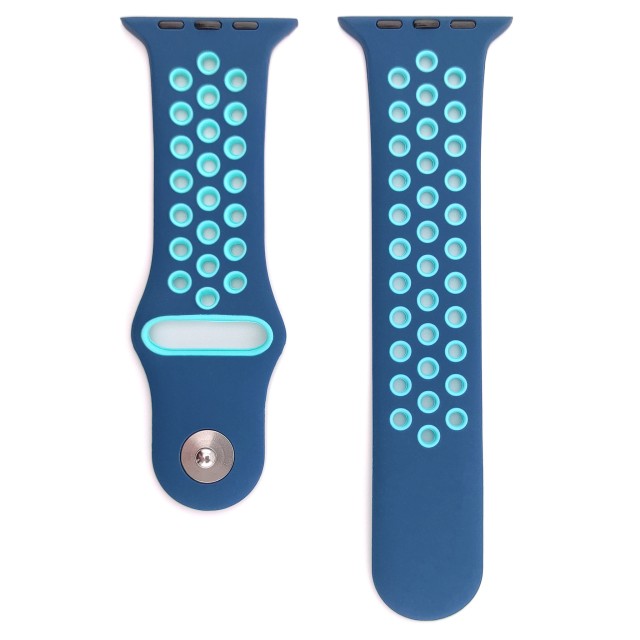 Bracelet de montre sport en silicone respirant pour Apple Watch - Varun Sport | SMANIQUE