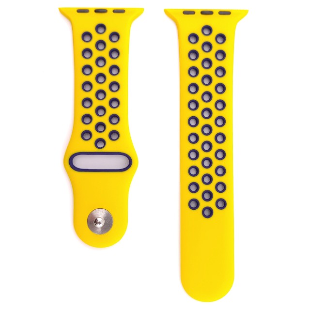 Bracelet de montre sport en silicone respirant pour Apple Watch - Varun Sport | SMANIQUE