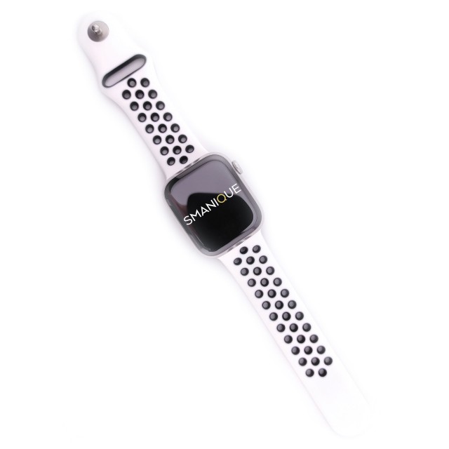 Breathable sport silicone watch strap for Apple Watch - Varun Sport | SMANIQUE
