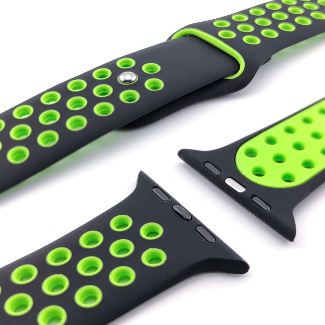 Breathable sport silicone watch strap for Apple Watch - Varun Sport | SMANIQUE