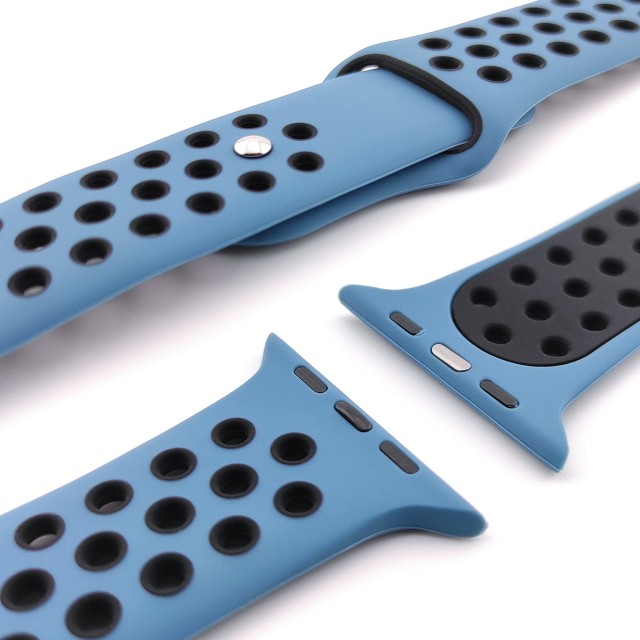 Breathable sport silicone watch strap for Apple Watch - Varun Sport | SMANIQUE